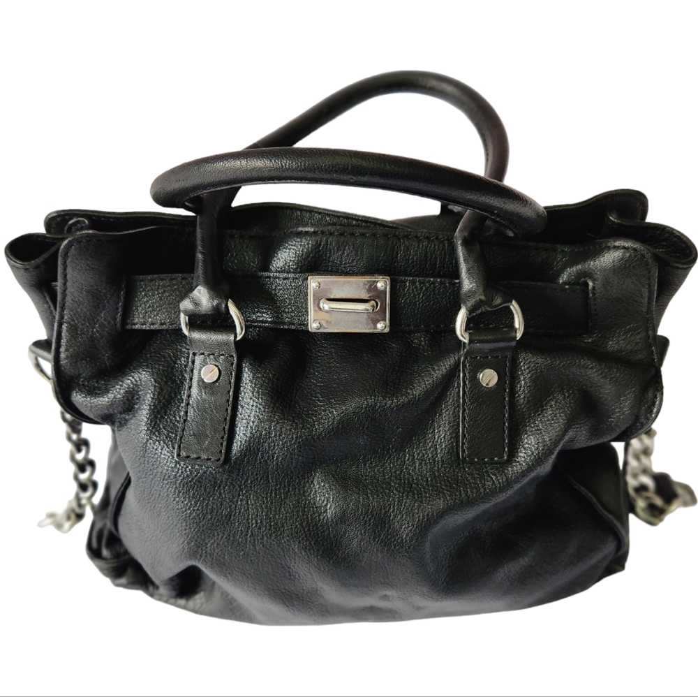 Michael Kors women's black crossbody  leather bag  size OS